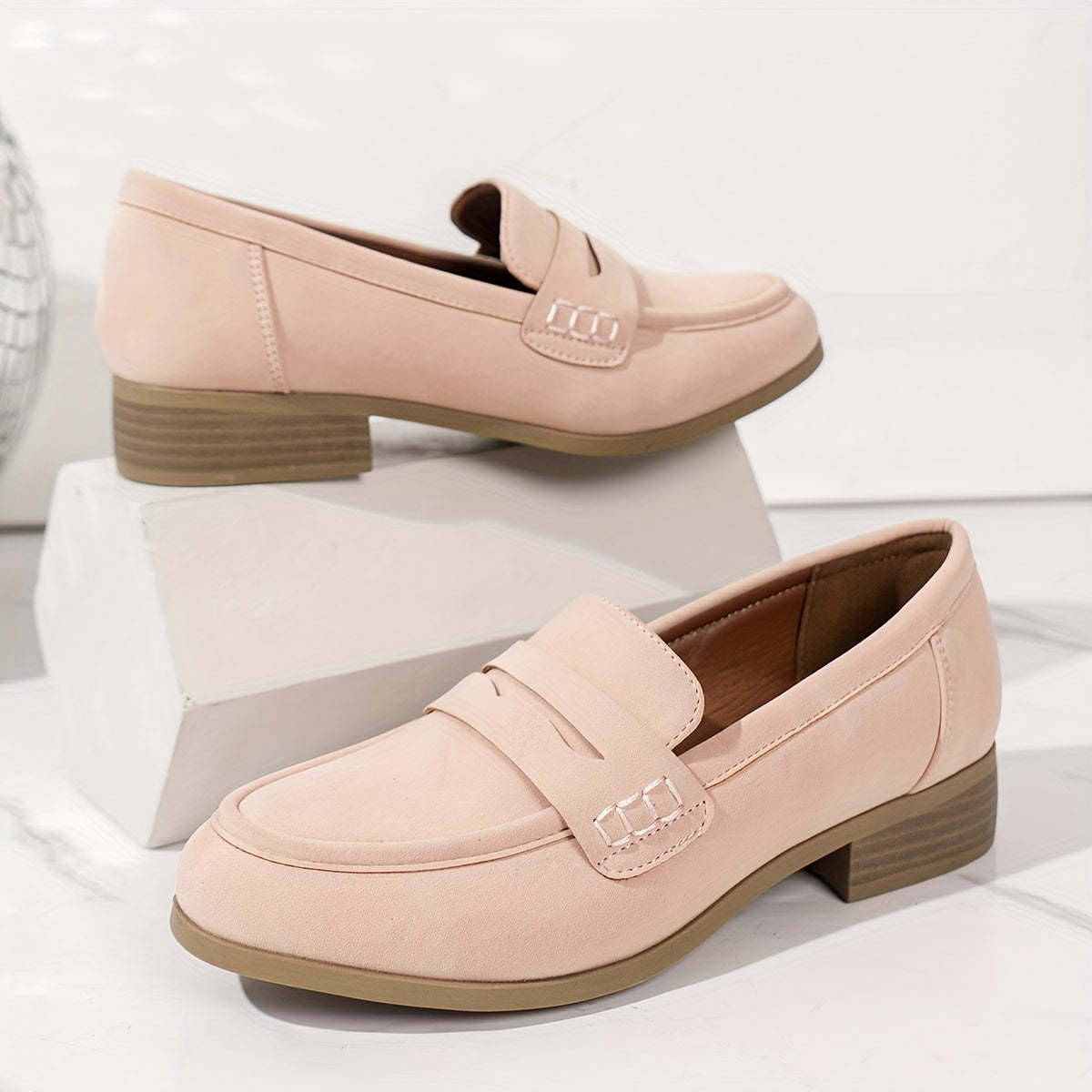 Women’s Slip-On Loafers – Casual Penny Loafers for All-Season Wear