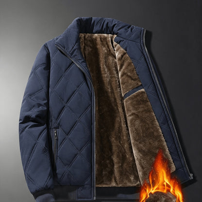 Men'S Autumn And Winter Fashionable Warm Jacket, Casual Outdoor Winter Coat