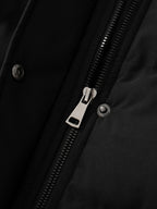 Women's Hooded Warm Winter Puffer Coat with Removable Hood