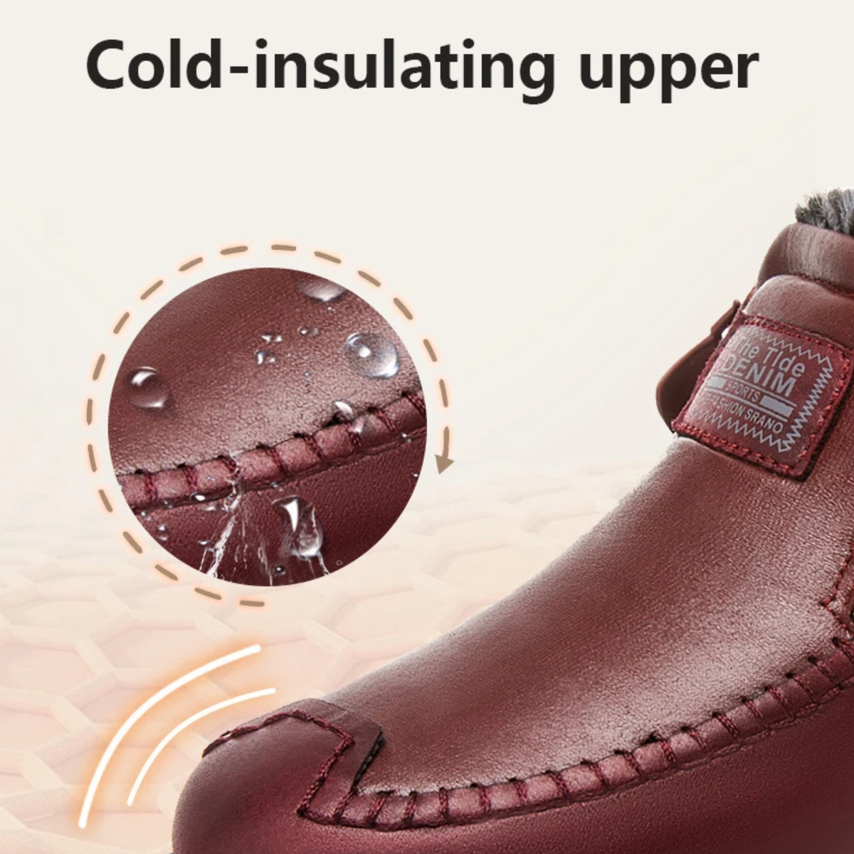Women's Orthopedic Ankle Boots Waterproof Zip Arch Support