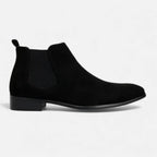 Men's Suede Chelsea Boots with Square Toe for Everyday Wear