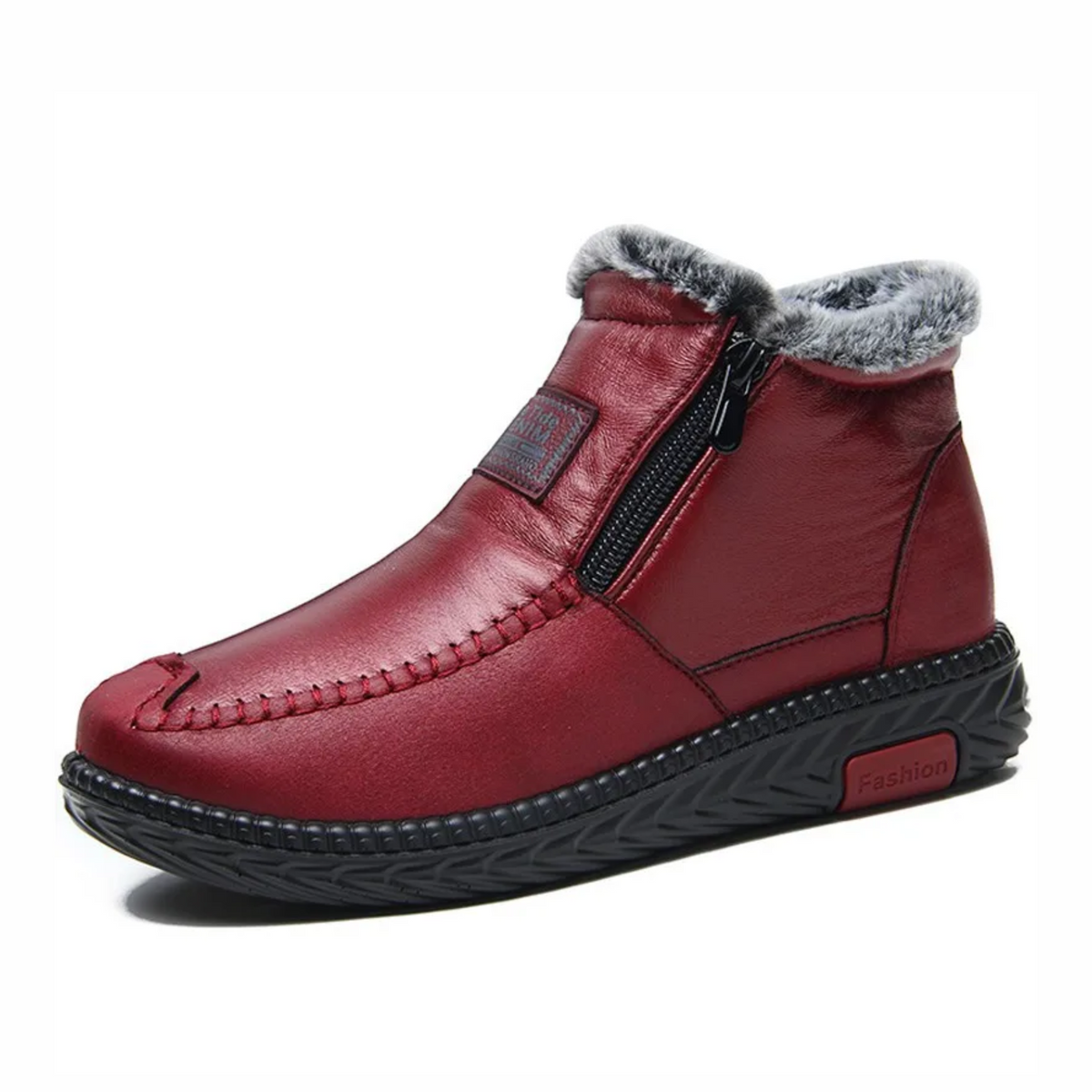 Women's Orthopedic Ankle Boots Waterproof Zip Arch Support