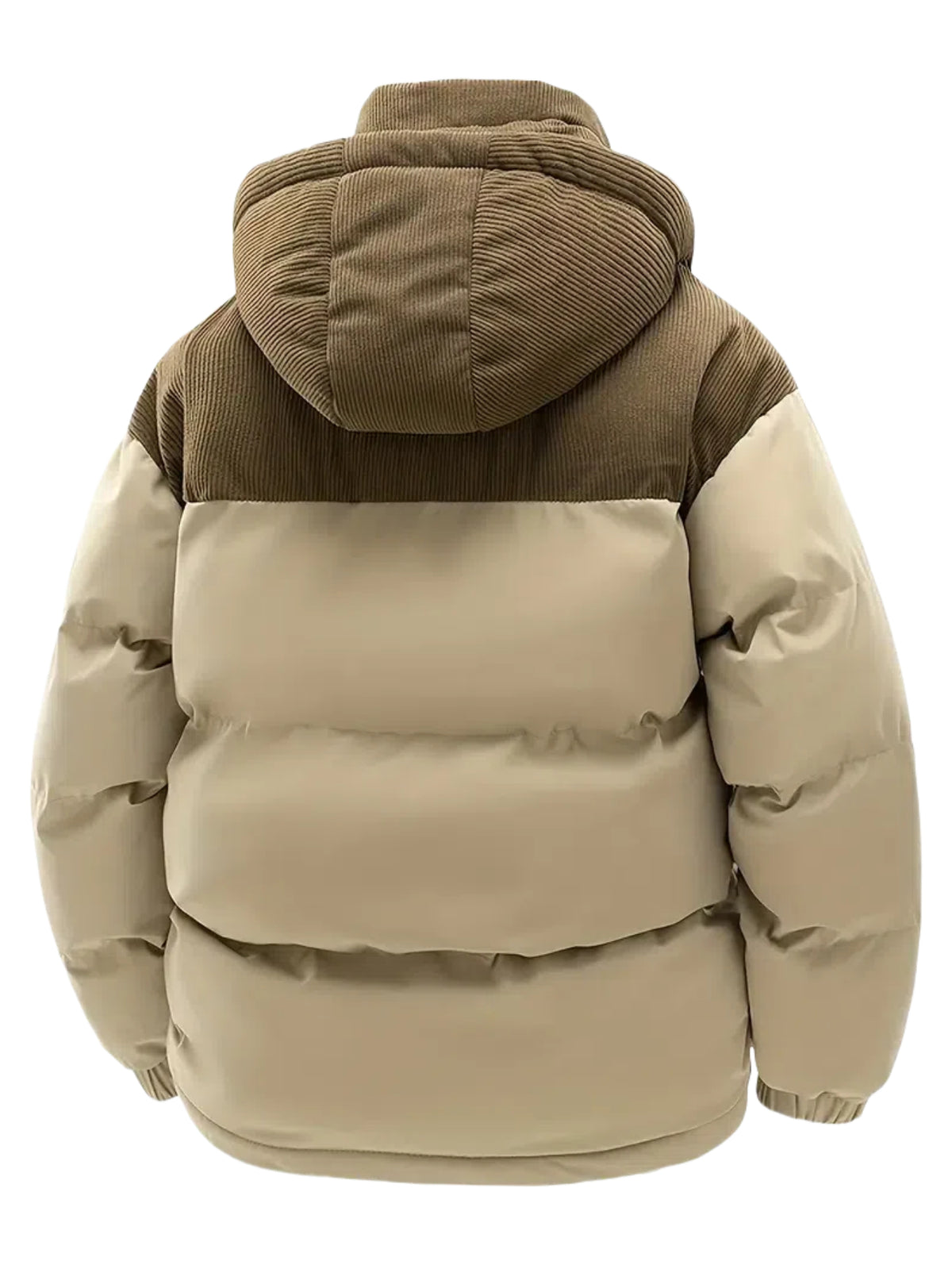 Men'S Fall Winter Thick Corduroy Jacket Casual Warm Coat - Hooded Jacket