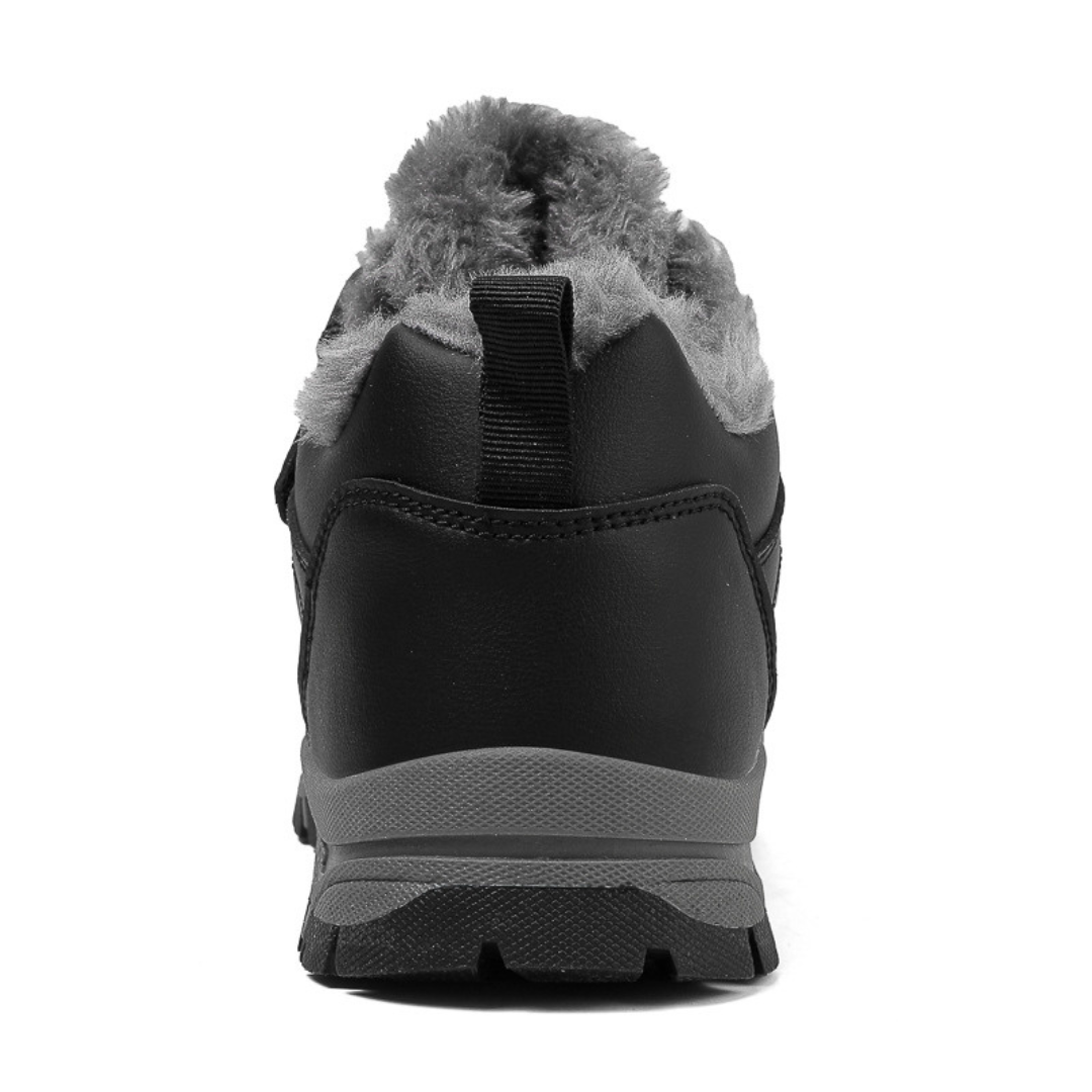 Men's Waterproof Winter Ankle Boots Plush Lined Anti-Slip