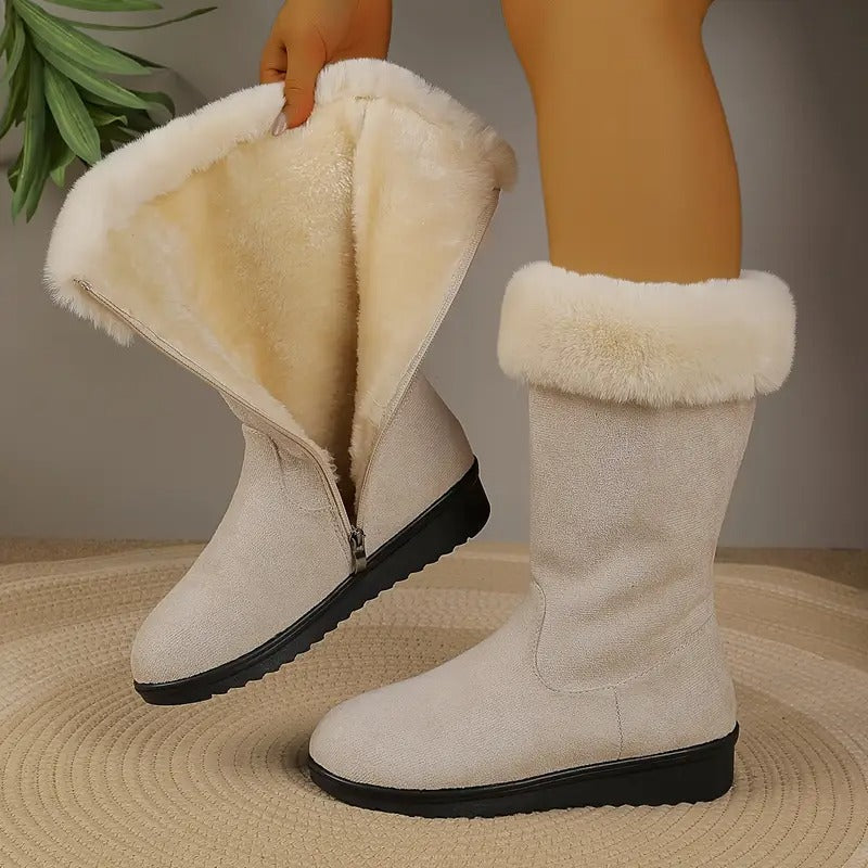 Women Orthopaedic Leather Boots with Anatomical Arch Support