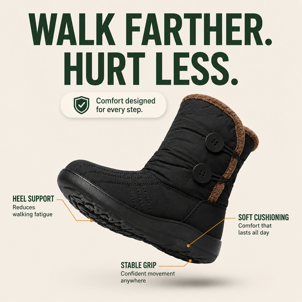Women’s Waterproof Fleece-Lined Winter Boots