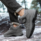 Men's Waterproof Winter Ankle Boots Plush Lined Anti-Slip
