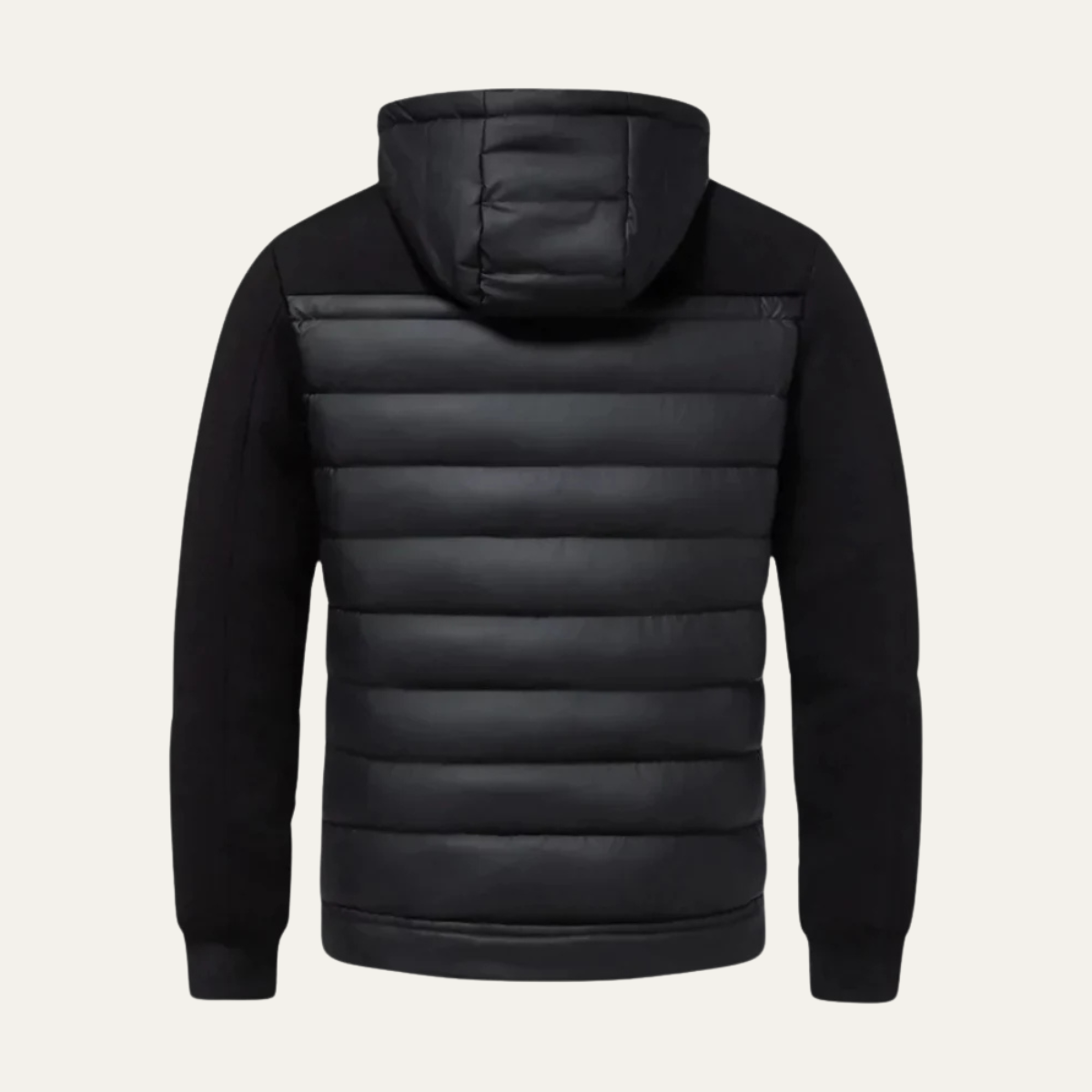 Men's Hybrid Quilted Winter Jacket with Hood