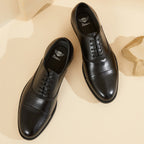 Men's Lace-Up Dress Shoes for Business and Weddings, Comfortable Fit