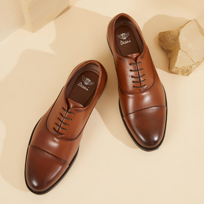 Men's Lace-Up Dress Shoes for Business and Weddings, Comfortable Fit