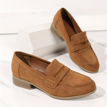 Women’s Slip-On Loafers – Casual Penny Loafers for All-Season Wear