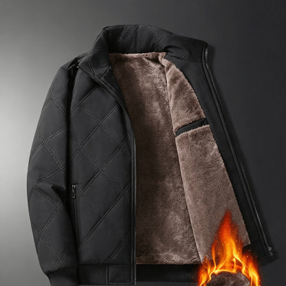 Men'S Autumn And Winter Fashionable Warm Jacket, Casual Outdoor Winter Coat