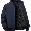 Winter Men's Windproof Stand Collar Jacket - Softshell, Casual Fit