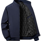 Winter Men's Windproof Stand Collar Jacket - Softshell, Casual Fit