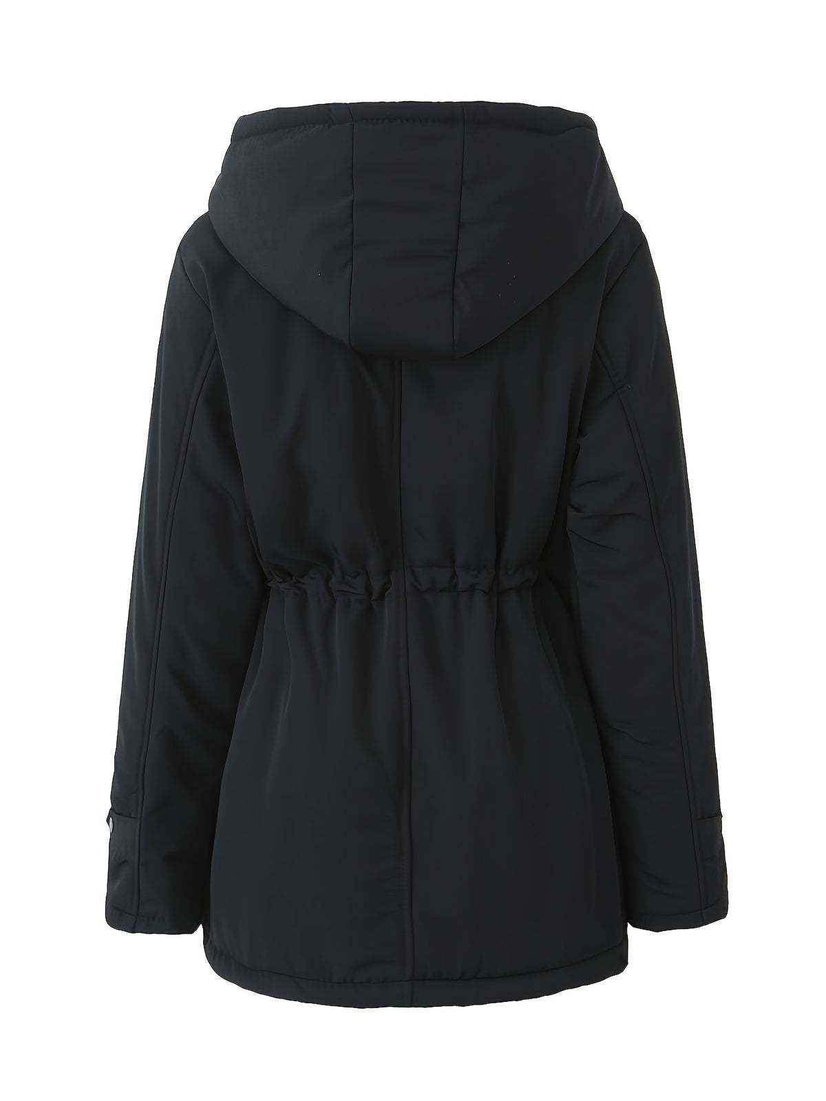 Women's Winter Hooded Parka Jacket - Heavy-Duty Cold Weather Coat