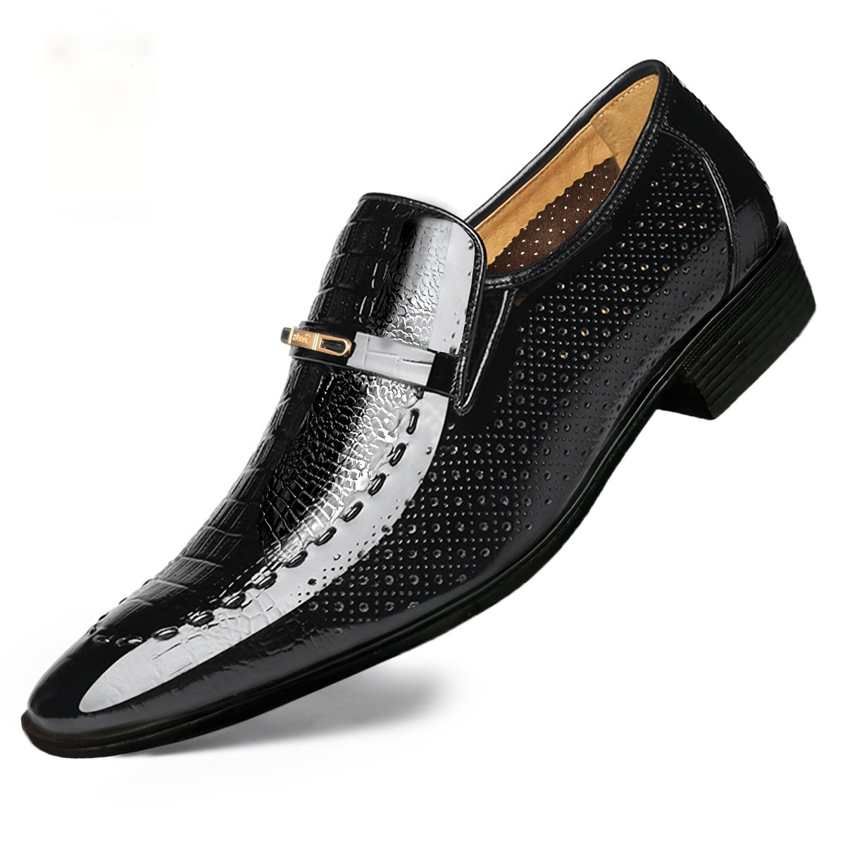 Men's Oxford Dress Shoes - Breathable Low-Top Sneakers for Business Casual