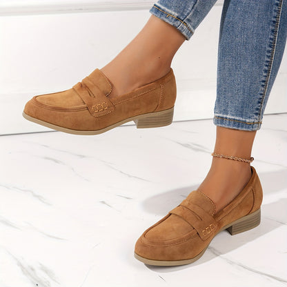 Women’s Slip-On Loafers – Casual Penny Loafers for All-Season Wear