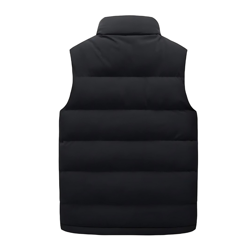Men's Quilted Puffer Gilet with Zip Front