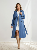 Belted Trench Coat Woman