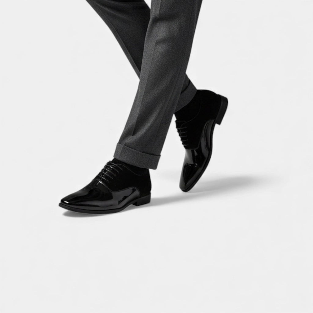 Men's Oxford Dress Shoes Leather Lace-Up for Formal Wear