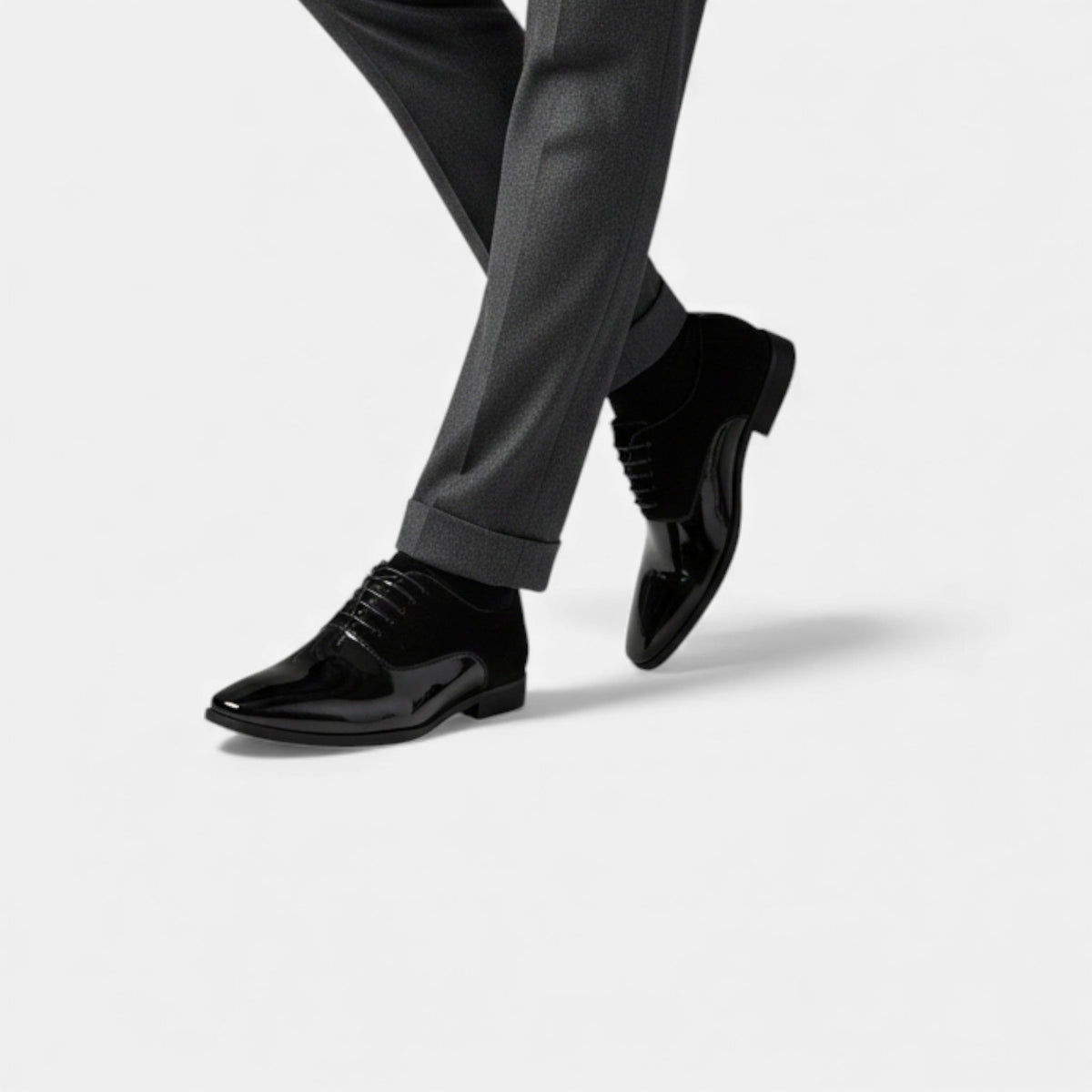Men's Oxford Dress Shoes Leather Lace-Up for Formal Wear