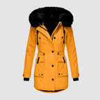 Long Women's Winter Parka – Thermal and Waterproof for Cold Days