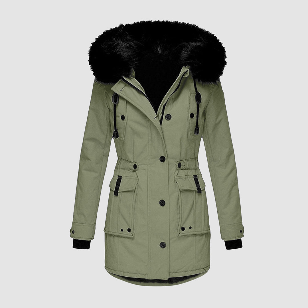 Long Women's Winter Parka – Thermal and Waterproof for Cold Days