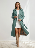 Belted Trench Coat Woman