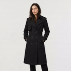 Women's Single-Breasted Belted Trench Coat