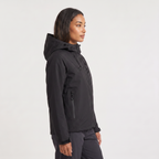 Women's Short Hooded Rain Jacket for Everyday Weather Protection