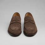 Men's Suede Penny Loafers