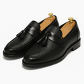 Tassel Loafers with Woven Texture for Smart-Casual Style