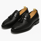 Tassel Loafers with Woven Texture for Smart-Casual Style