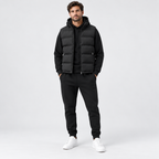 Men's Quilted Puffer Gilet with Zip Front