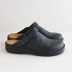 Men's Leather Arch Support Slippers for Plantar Fasciitis