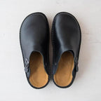 Men's Leather Arch Support Slippers for Plantar Fasciitis