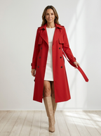 Belted Trench Coat Woman