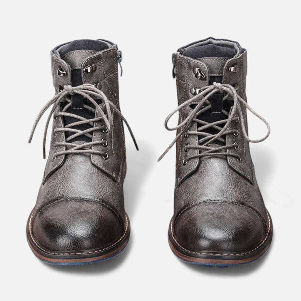 Men's Chelsea Boots - Weather-Resistant Vegan Leather Outdoor Ankle Boots