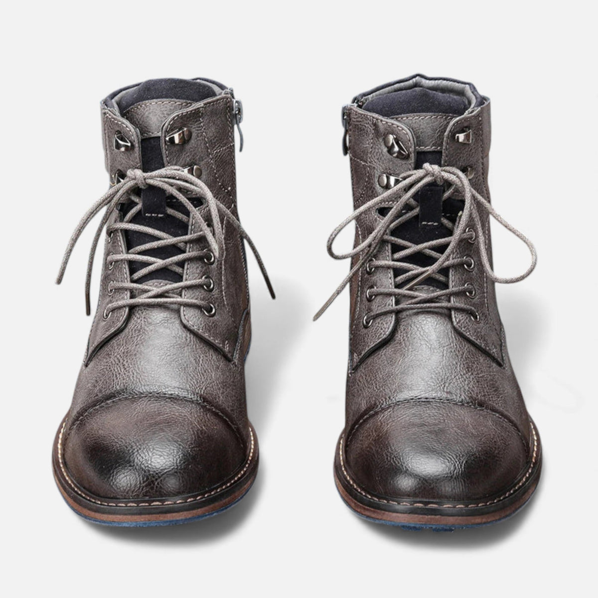 Men's Chelsea Boots - Weather-Resistant Vegan Leather Outdoor Ankle Boots