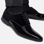 Men's Oxford Dress Shoes Leather Lace-Up for Formal Wear