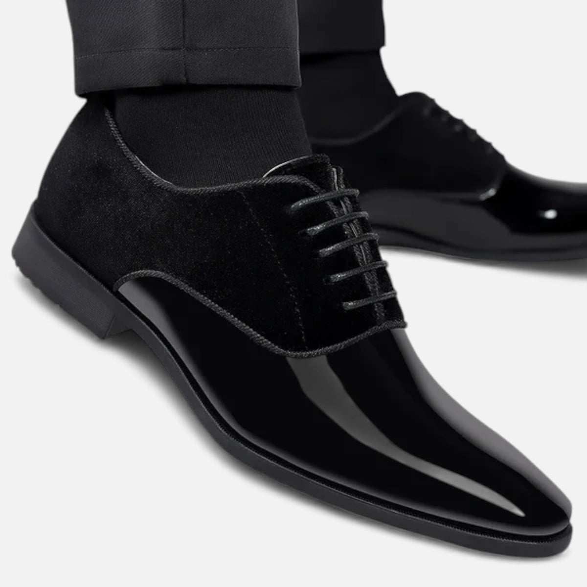 Men's Oxford Dress Shoes Leather Lace-Up for Formal Wear