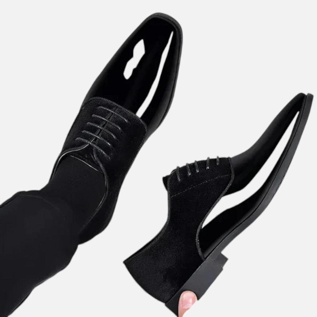 Men's Oxford Dress Shoes Leather Lace-Up for Formal Wear