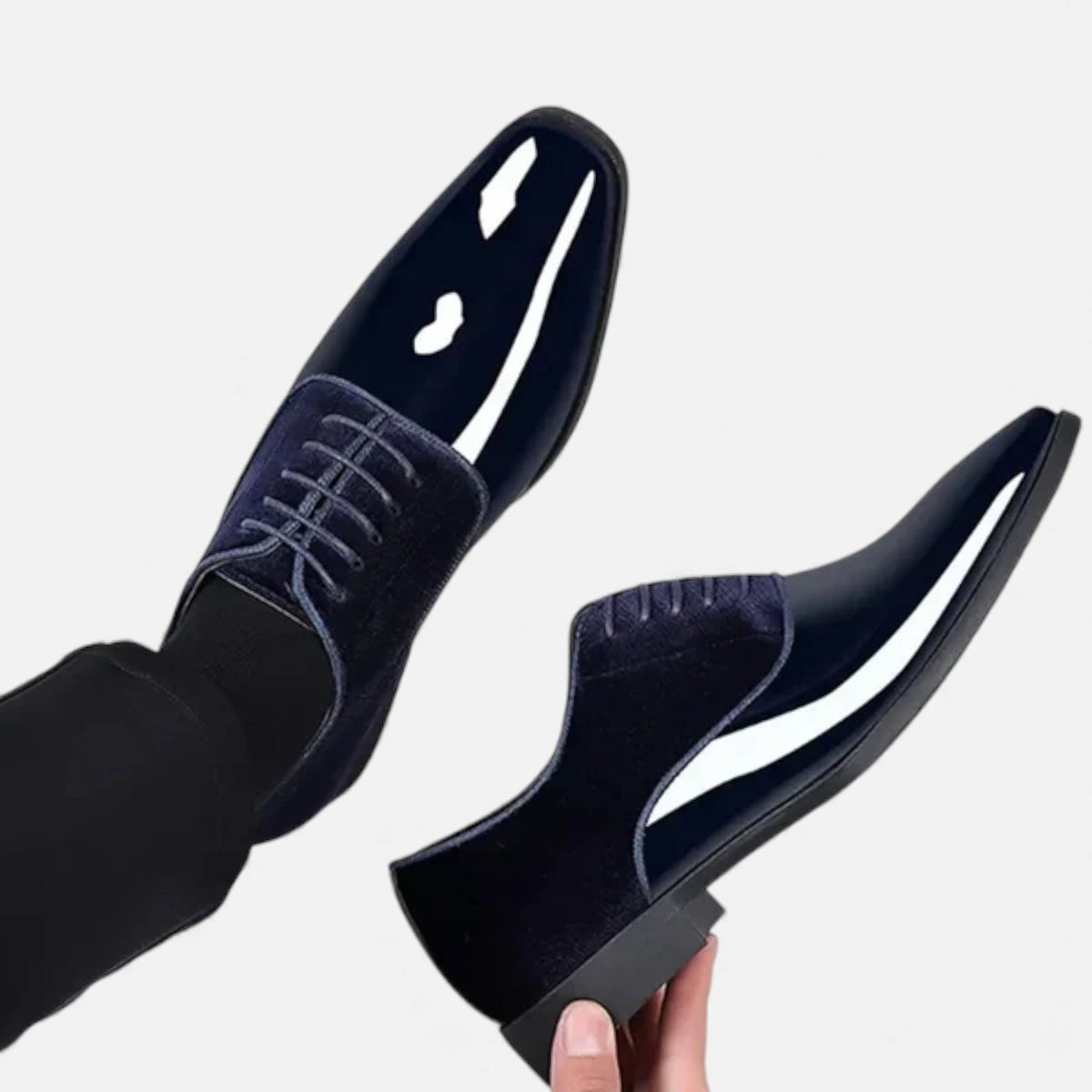 Men's Oxford Dress Shoes Leather Lace-Up for Formal Wear