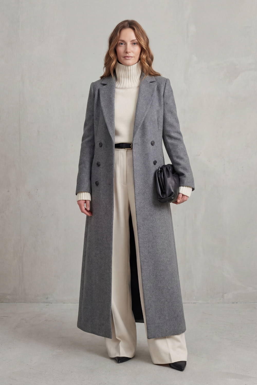 Maxi Double Breasted Coat