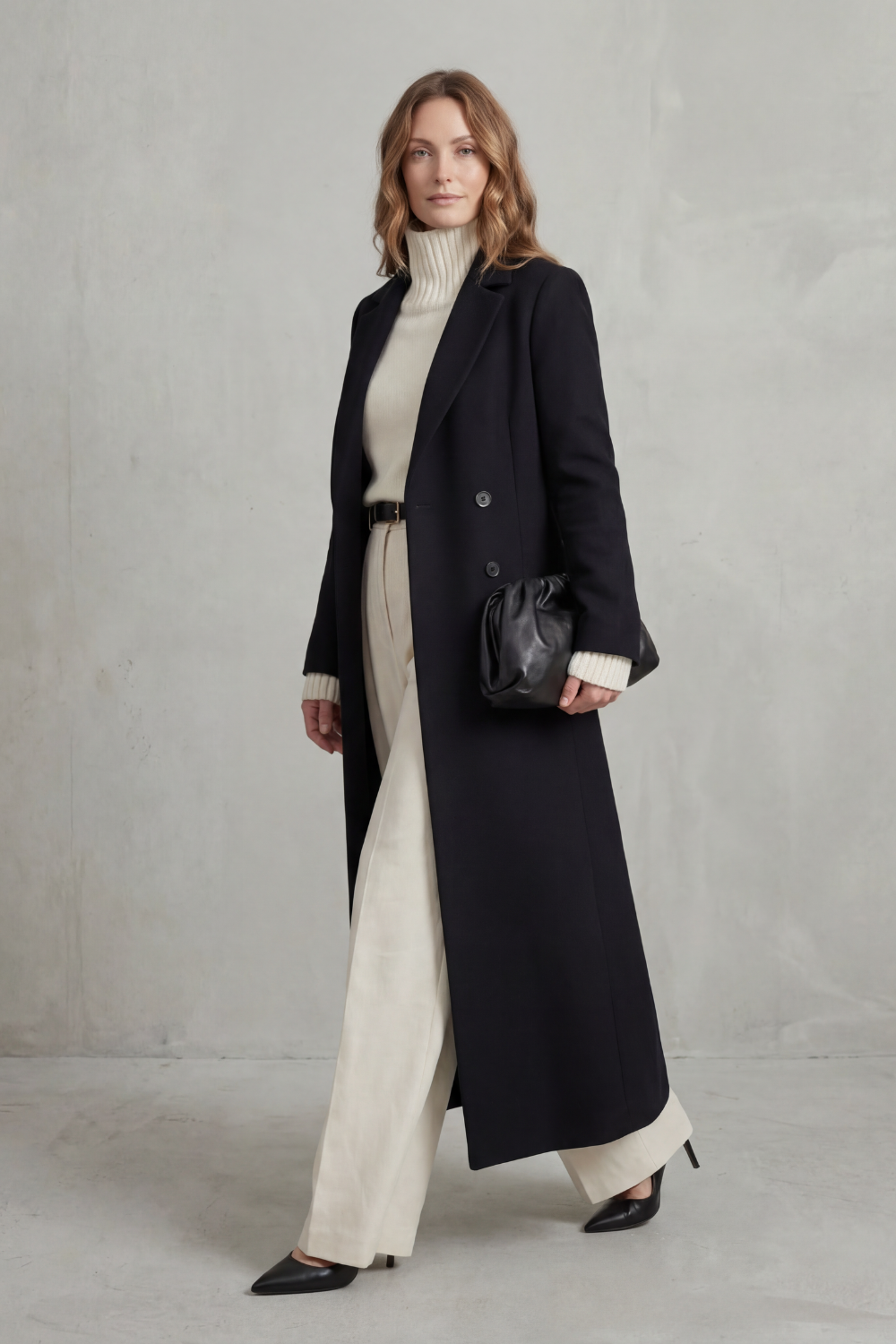 Maxi Double Breasted Coat