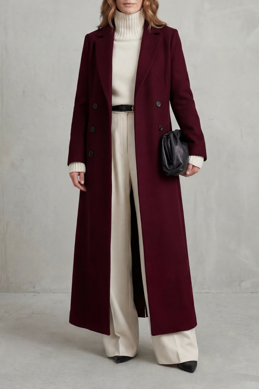 Maxi Double Breasted Coat