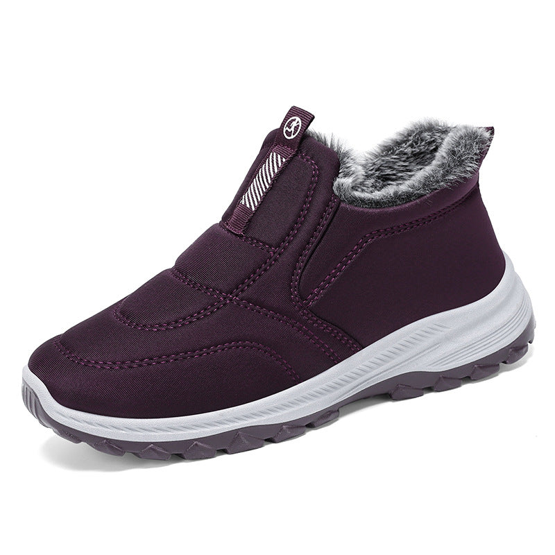 Women's Slip-On Winter Shoes Faux Fur Lined Orthotic Support