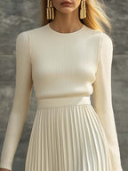 Women's Pleated Maxi Dress