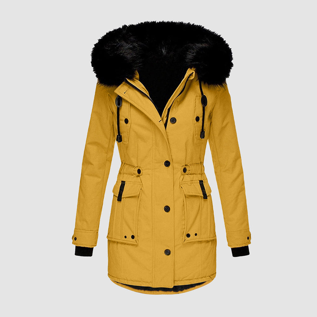 Long Women's Winter Parka – Thermal and Waterproof for Cold Days