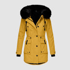 Long Women's Winter Parka – Thermal and Waterproof for Cold Days